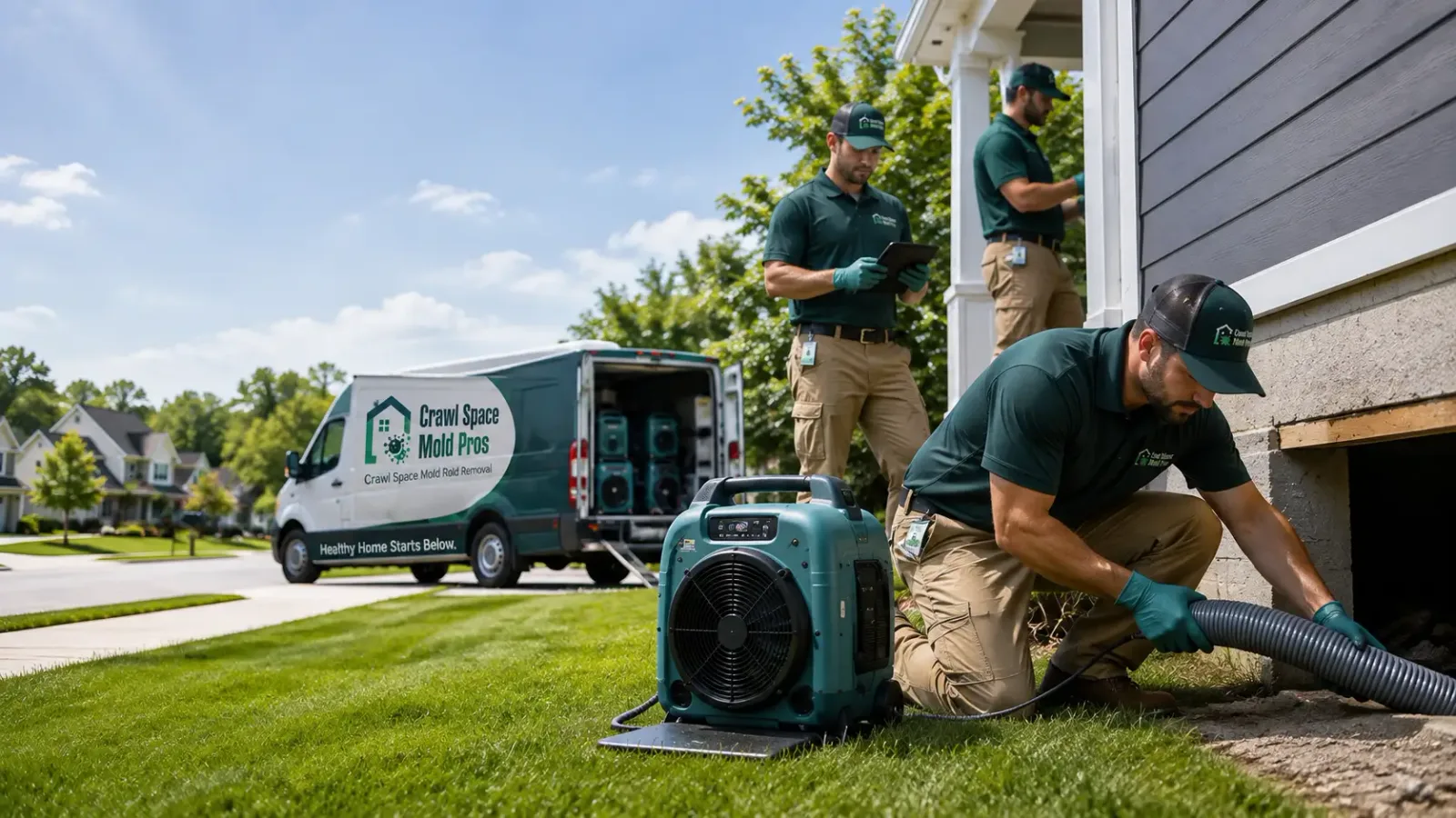Crawl Space Mold Removal in Thompson, ND